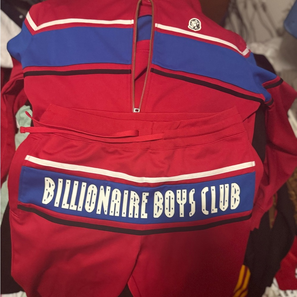 Billionaire Boys Club Red and Blue Athletic Set